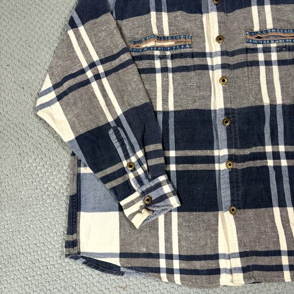Fryday Club NRK Cotton Plaid Flannel Button Shirt Sz XXL - Picture 2 of 8